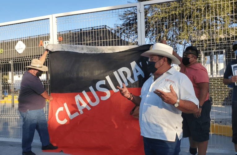 Clausura simbólica de las instalaciones del Centro de Verificación.