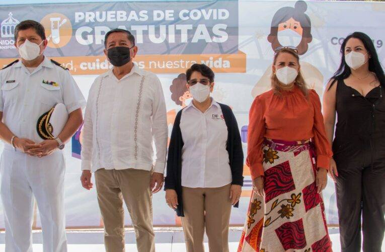 Ayuntamiento brinda pruebas gratis de COVID-19.