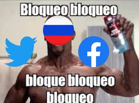 Contraataque ruso, gobierno bloquea a Twitter